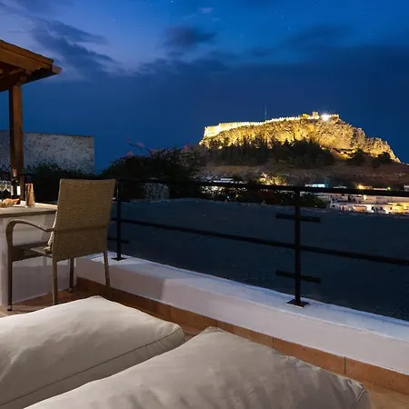 Villa Valasia Lindos With Acropolis View-3