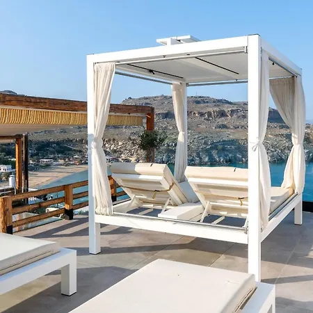 Lindos Shore Summer House With Jacuzzi And Sea View !!!-3