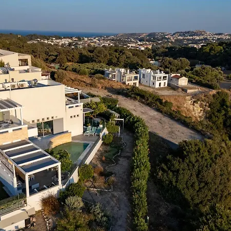 Kalithea-Hills Villa With Pool For 8 Up To 12 In Rhodes Town-3