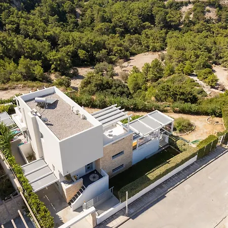 Kalithea-Hills Villa With Pool For 8 Up To 12 In Rhodes Town-2