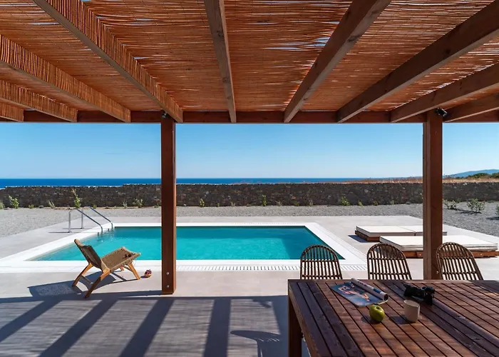 Haustierfreundliches Terra D'Oro Sea View Villa With Private Pool Kiotari
