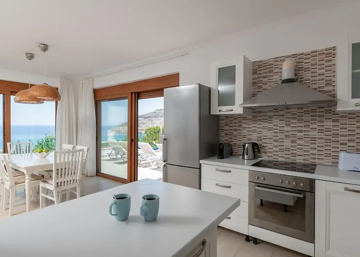 Villa Milena With Private Pool, Vlicha Beach Lindos