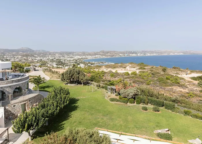 Pristine Seaview Villa , With 5-Star Resort Access Faliraki