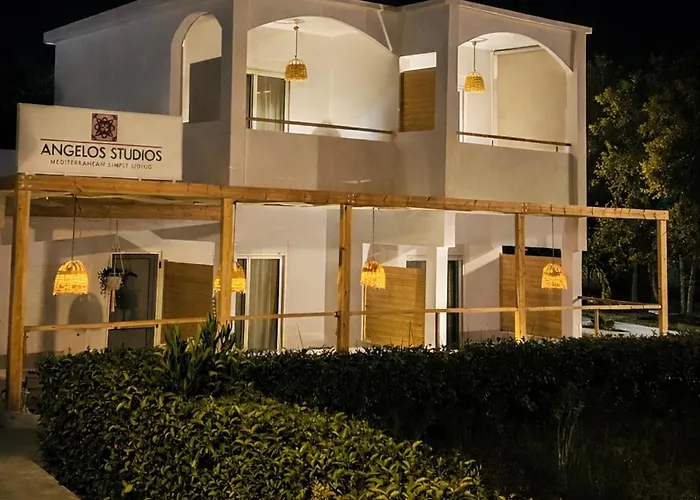 Angelos Studios - Mediterranean Simple Living - Faliraki, Rhodes - Upper Floor 3 & 4 acceptant les animaux