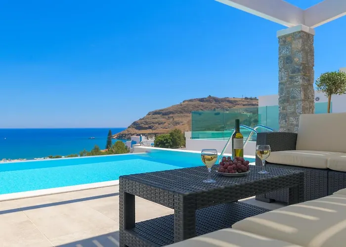 Villa Hermes With Pool & Jacuzzi In Lindos