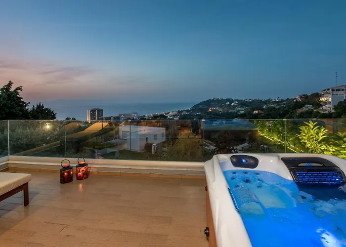 Appartement Flyviewflatsgold Privatehottub With Seaview à Ixia 